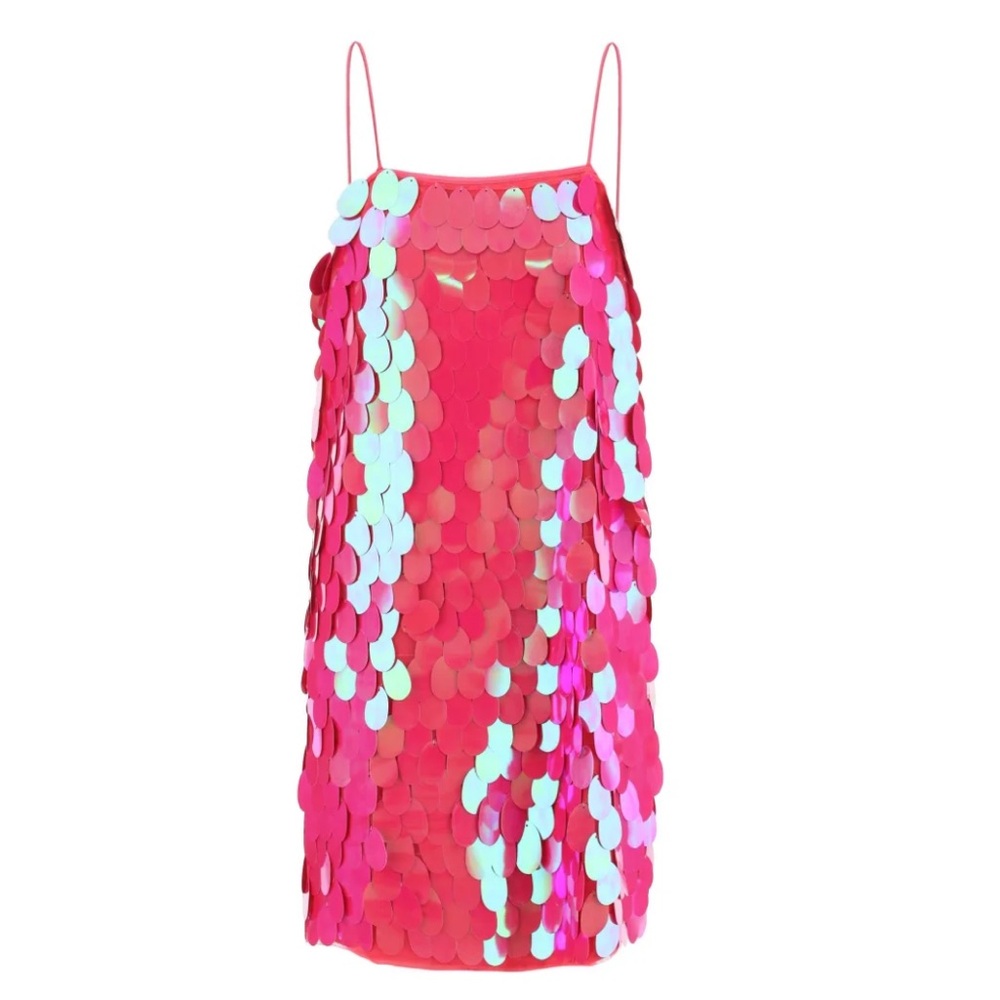 ROTATE Pink Sequin Dress NWT